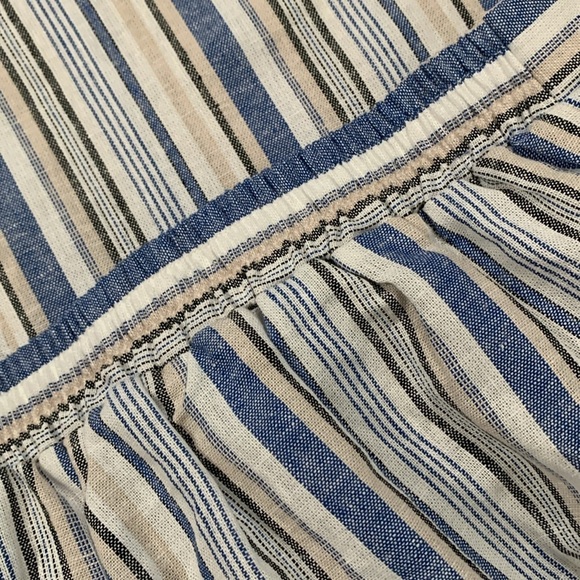 Woman Within Straight Leg Stripe Linen NWT Pants    size 26 - Picture 5 of 11